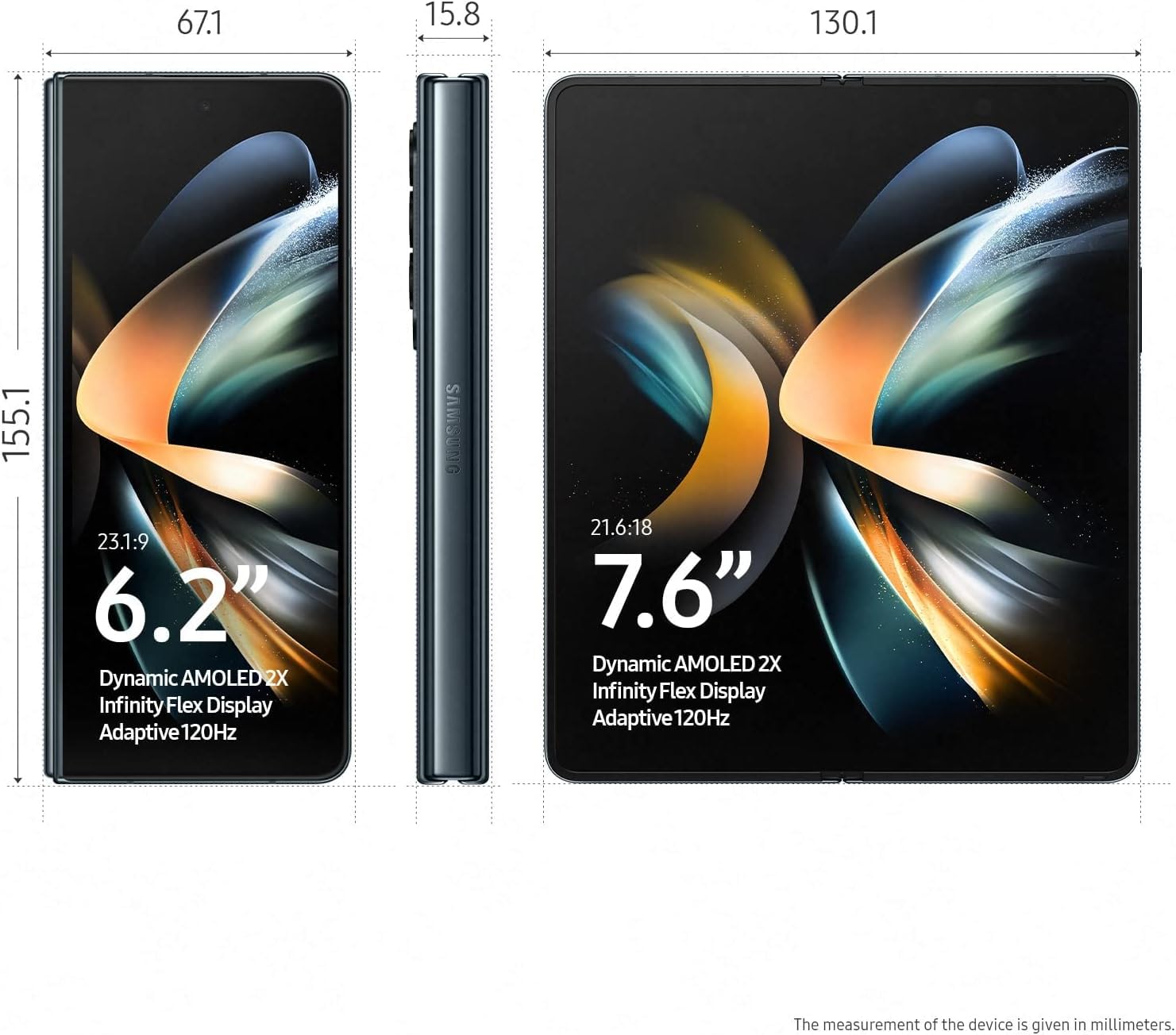 Galaxy Z Fold 4 SM-F936B/DSデュアルSIM Etoren.com | (Unlocked) Samsung Galaxy Z Fold 4 5G SM-F936B